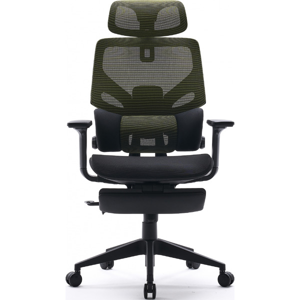 Офисное кресло CACTUS CS-CHR-MC01-LGNBK (черный/салатовый)