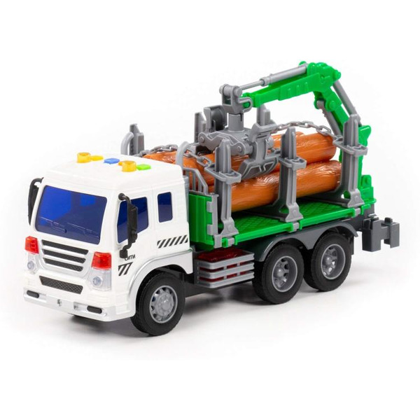 Автомобиль Полесье лесовоз Сити 96067