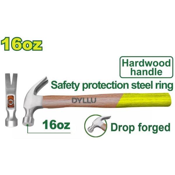 Молоток-гвоздодер Dyllu DTMB3316