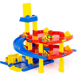 Игровой набор Полесье Паркинг 3-уровневый с автомобилями 37893