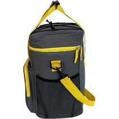 Сумка изотермическая MIRU 9046 21л (серый/желтый)