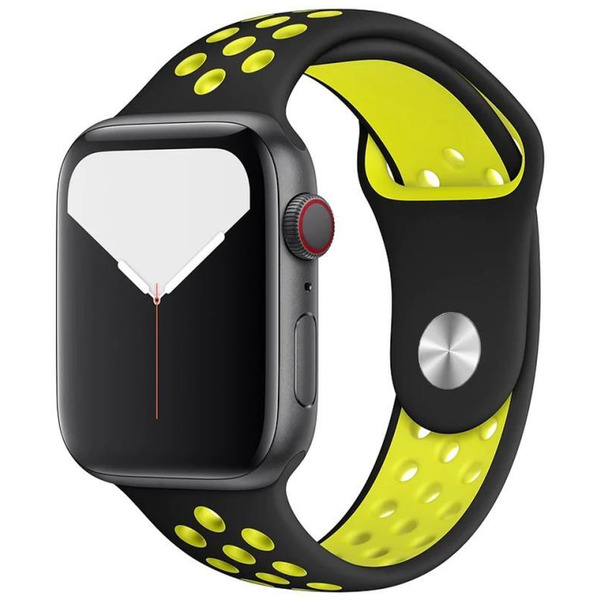 Ремешок Bingo Sport для APPLE Watch 38/40/41mm (S) Черный с желтым