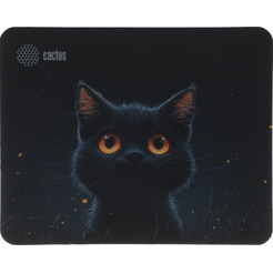 Коврик для мыши Cactus Black Cat (CS-MPC-D09S)