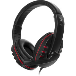 Наушники с микрофоном Oklick HS-L380G ABADDON (черно-красный)