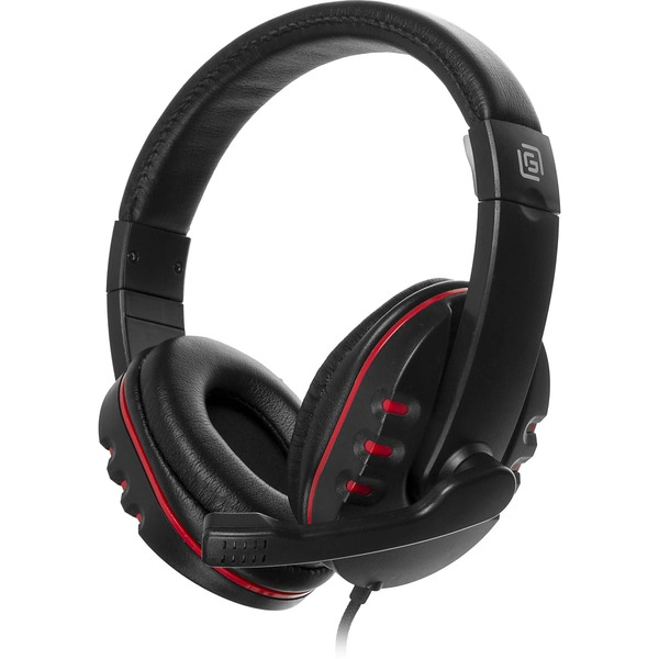 Наушники с микрофоном Oklick HS-L380G ABADDON (черно-красный)