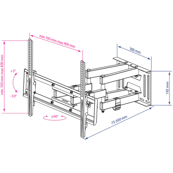 Кронштейн Kromax PIXIS-L