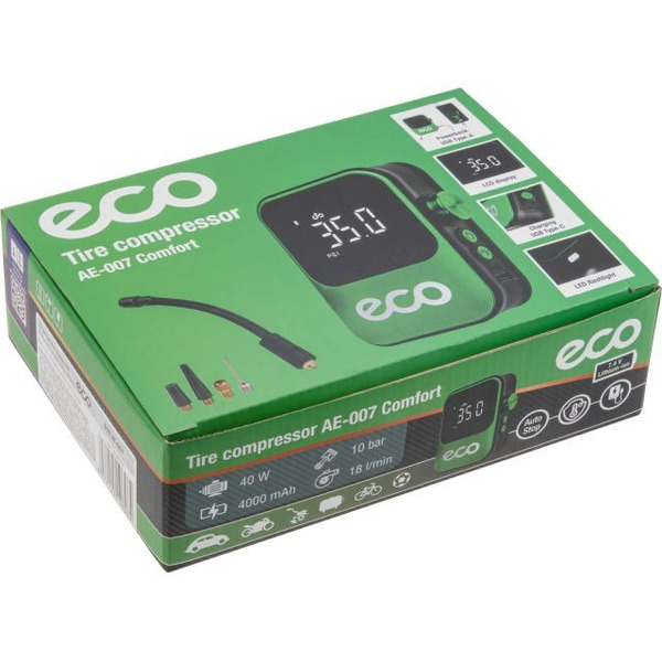 Компрессор автомобильный ECO AE-007 Comfort (EC3010-2)