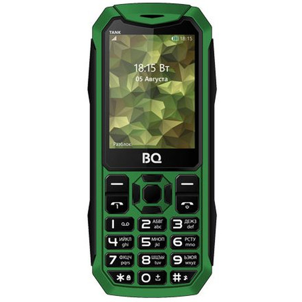 Мобильный телефон BQ BQ-2428 Tank Зеленый