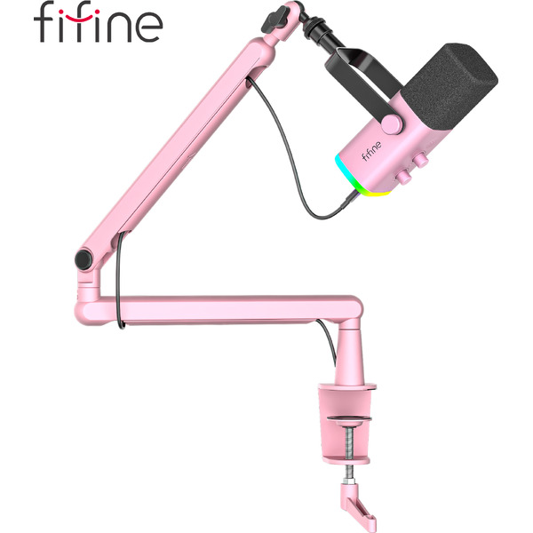 Микрофон FIFINE TAM8 (розовый)