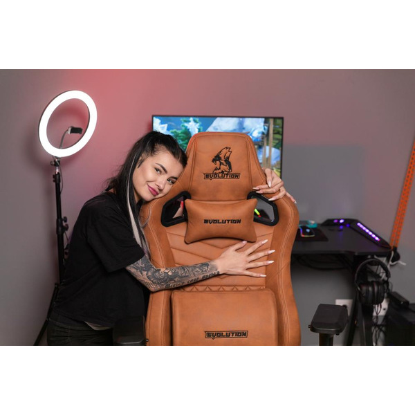 Игровое кресло Evolution Nomad (коричневый)