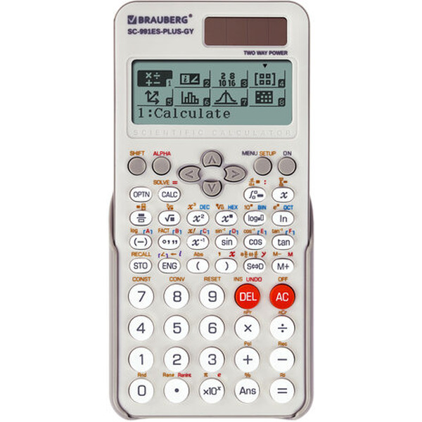 Калькулятор BRAUBERG SC-991ES-PLUS-GY 272652