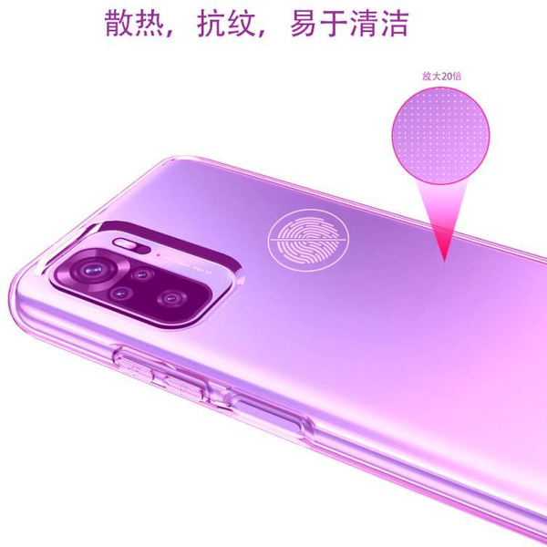 Бампер Bingo TPU 2.0mm для XIAOMI Redmi Note 10 Фиолетовый