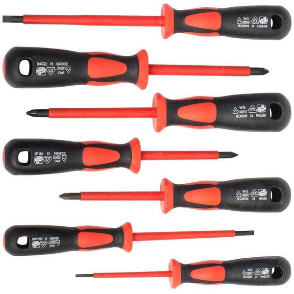 Набор диэлектрических отверток КВТ НИО-5507 серия ПРОФИ 61940