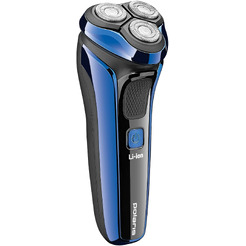 Бритва электрическая POLARIS PMR 0304R wet&dry PRO 5 blades (черный/синий хром)