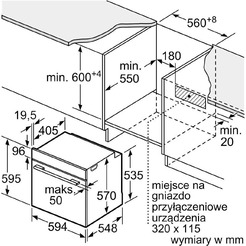 Духовой шкаф Bosch Serie 2 HBG571EB4