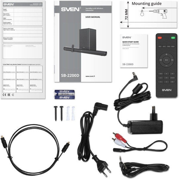 Саундбар SVEN SB-2200D