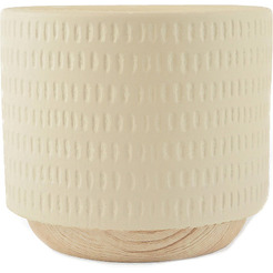 Кашпо Mandarin Decor Често P18C23104B-12milk (молочный)