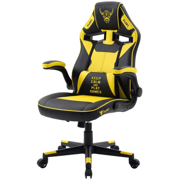 Кресло компьютерное FLOKY Asgard Yellow-Black