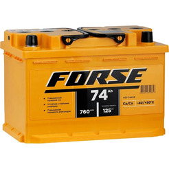 Автомобильный аккумулятор FORSE 74 Ah 760A R+ 574112050