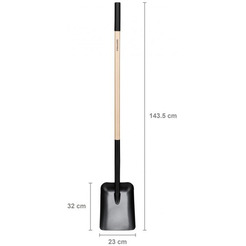 Лопата совковая Fiskars Solid 1066724