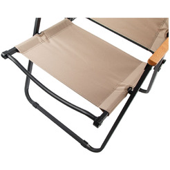 Кресло складное Arizone 42-535478 (черный/бежевый)