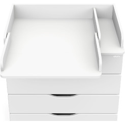 Детский комод Атон Сириус-2 804 Wood (белая Аляска)