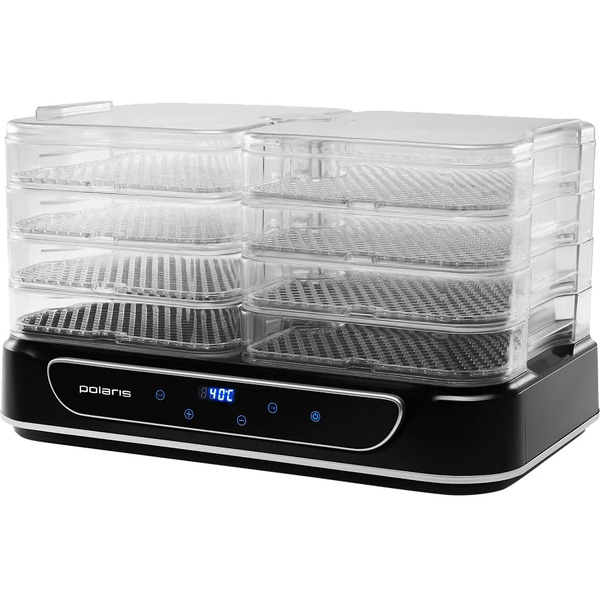 Сушилка для овощей и фруктов POLARIS PFD 1206V (черный)