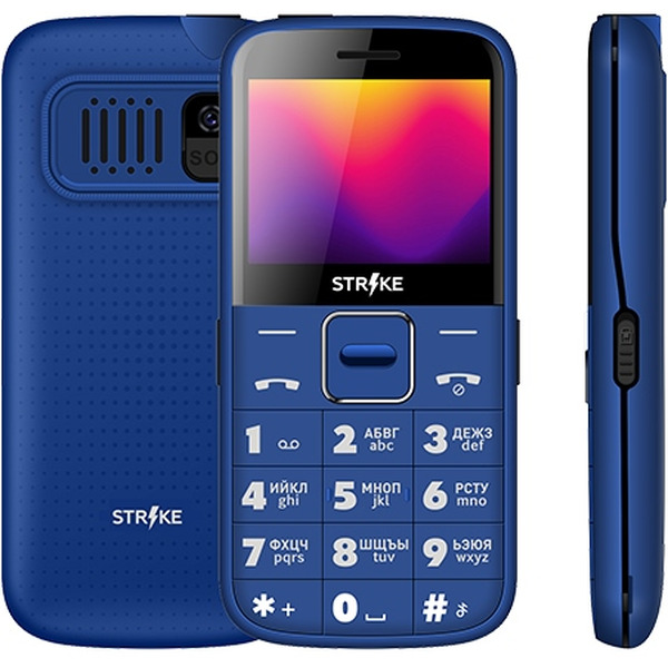 Телефон GSM STRIKE S20 (синий)