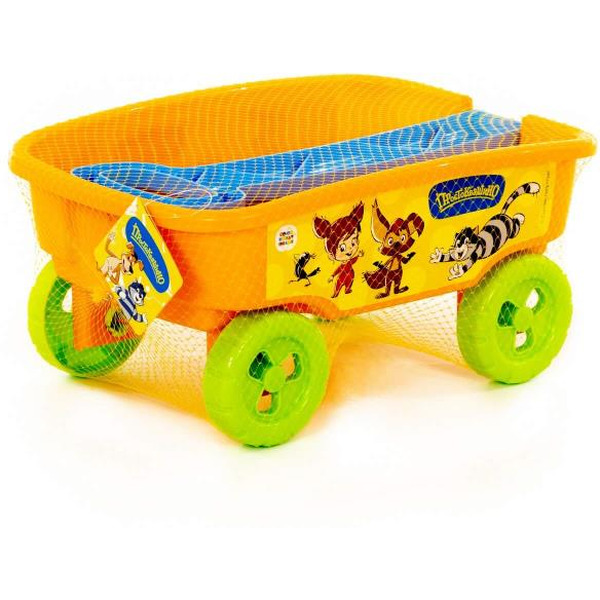 Тележка с ручкой Полесье Простоквашино 84279