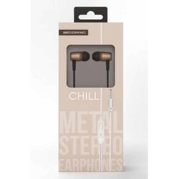 Наушники с микрофоном ATOMIC CHILL (шампань)