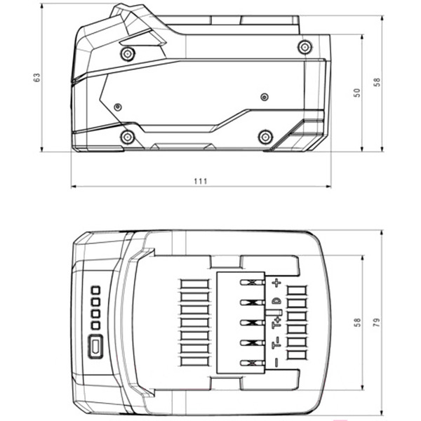 Аккумулятор Metabo 625028000 (18В/5.2 Ah)
