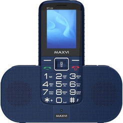 Кнопочный телефон Maxvi RT-04 (синий)