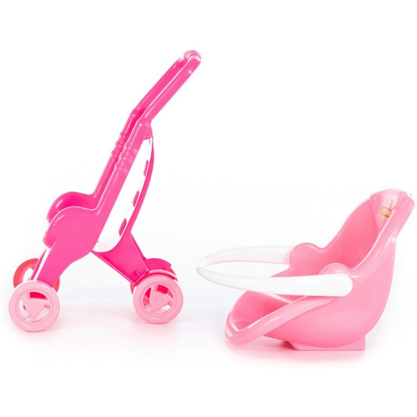 Тележка Полесье Pink Line 2х1 44525