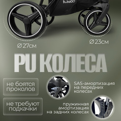 Коляска Bubago Savella 3в1 (изумрудный)