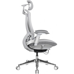 Офисное кресло SPARX FT-17 Goat White (серый)