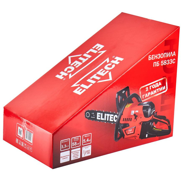 Бензопила ELITECH ПБ 5833C E1611.012.00