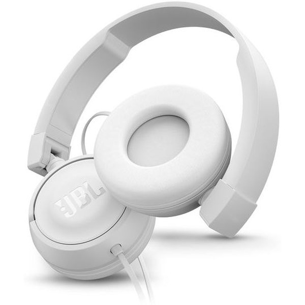 Наушники JBL T450 белый (JBLT450)