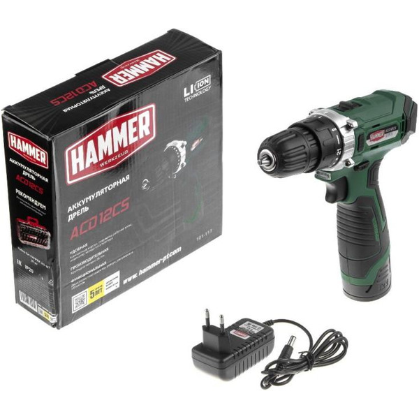 Дрель-шуруповерт Hammer ACD12CS 645151