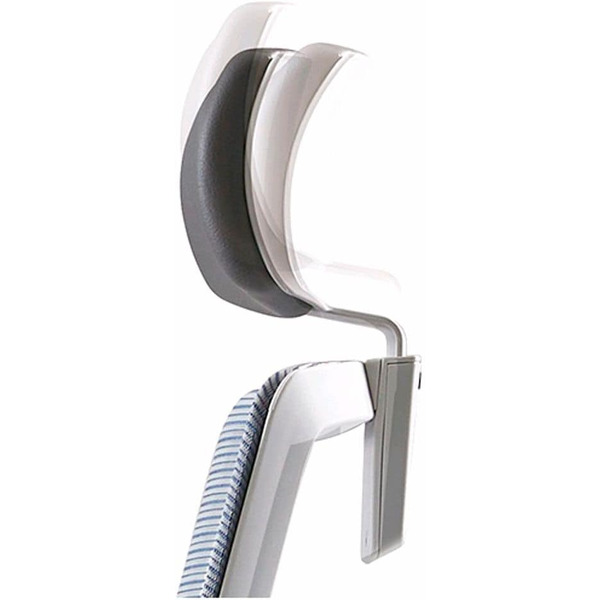 Кресло BESTUHL S30 (белая рама, спинка-сетка черн., сиденье-ткань серый)