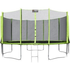 Батут Alpin 16 ft AT-490 outside зеленый (с защитной сеткой и лестницей)