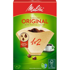 Комплект фильтров для кофеварок Melitta Original 1x2/80