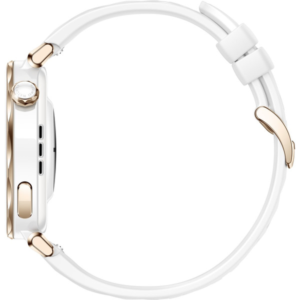 Смарт-часы HUAWEI Watch GT 5 Pro White Fluoroelastomer Strap (JNA-B29) 42mm