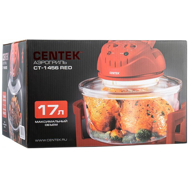Аэрогриль CENTEK CT-1456 (красный)