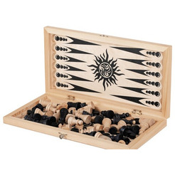 Настольные игры ЗОЛОТАЯ СКАЗКА Шахматы, шашки, нарды (3в1) 664671