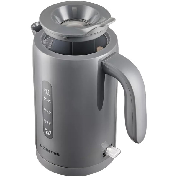 Электрочайник POLARIS PWK 1220C Water Way Pro серый