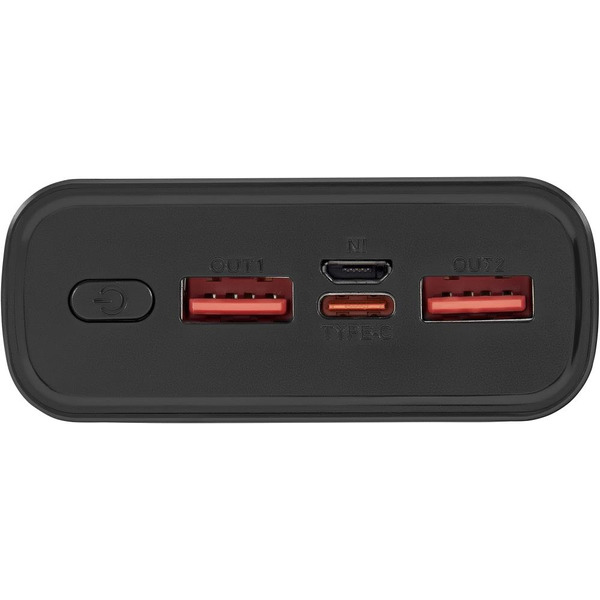 Мобильный аккумулятор Digma DGPF20A 20000mAh (черный)