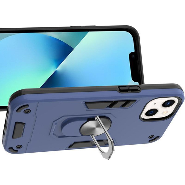 Бампер Bingo Warrior для Apple iPhone 13 mini (синий)