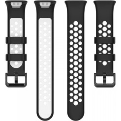 Ремешок для умных часов Bingo Sport для Xiaomi Smart Band 7 Pro (черный/белый)