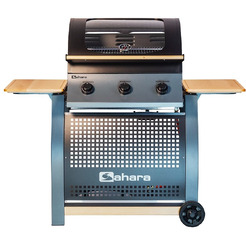 Газовый гриль Sahara S350 3B BBQ Smokey Teal