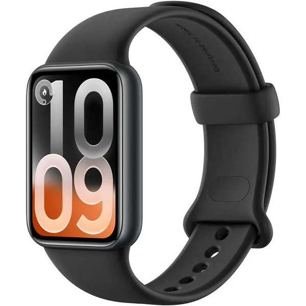Фитнес-браслет Xiaomi Smart Band 10 Pro BHR08W9GL (черный, с черным силиконовым ремешком)